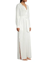 Linen Maxi Shirtdress