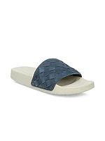 Watley Woven Suede Slide Sandals