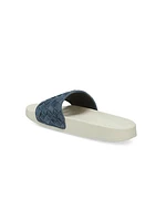 Watley Woven Suede Slide Sandals