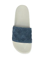 Watley Woven Suede Slide Sandals