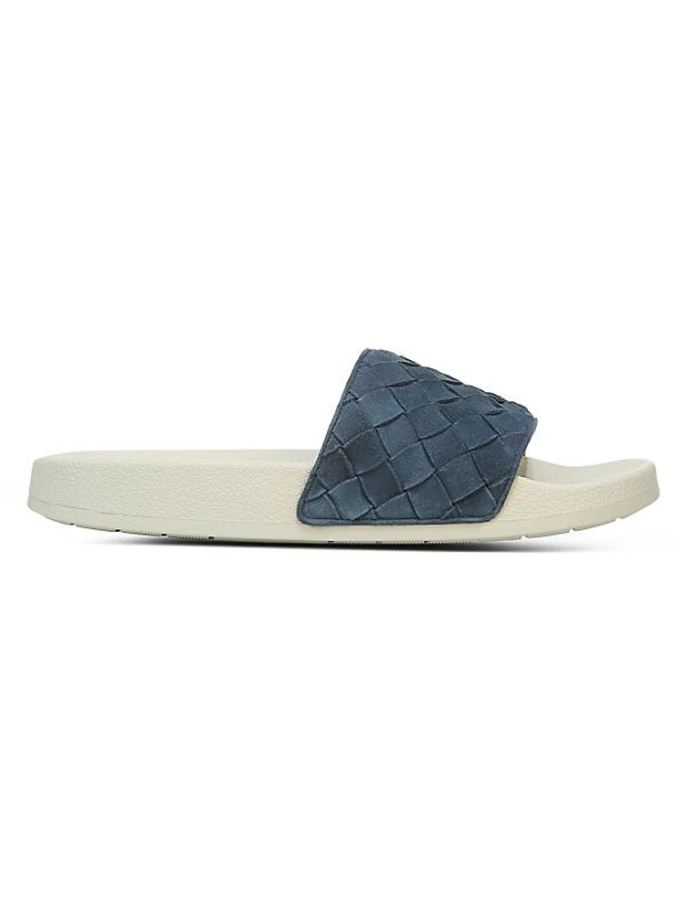 Watley Woven Suede Slide Sandals