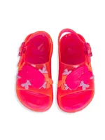 Baby's Butterfly Jelly Slingback Sandals