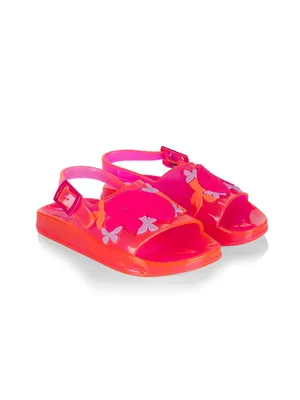 Baby's Butterfly Jelly Slingback Sandals