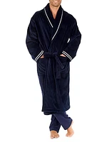 Estaq Striped Cotton Bath Robe