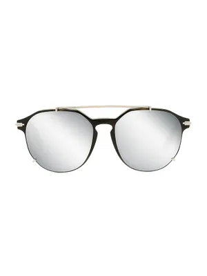 DiorBlackSuit RI 56MM Round Sunglasses