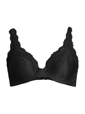 Softly Styled Lace-Trim Underwire Bra