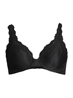 Softly Styled Lace-Trim Underwire Bra