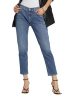 Dre Low-Rise Slim Boyfriend Jeans