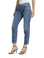 Dre Low-Rise Slim Boyfriend Jeans