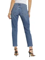 Dre Low-Rise Slim Boyfriend Jeans