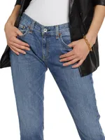 Dre Low-Rise Slim Boyfriend Jeans