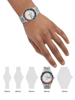 Q 3-Hand Stainless Steel Bracelet Watch