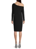 Drop Shoulder Jersey Dress