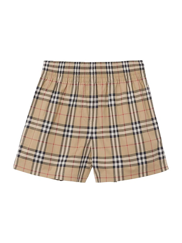 Audrey Check Shorts