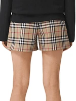 Audrey Check Shorts