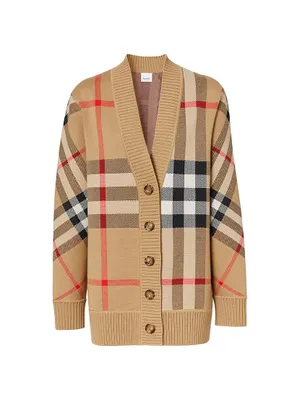 Caragh Check Jacquard Cardigan