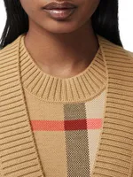 Caragh Check Jacquard Cardigan