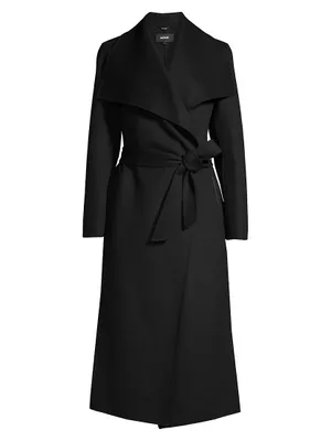 Belted Light Wool Coat