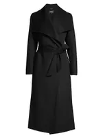 Belted Light Wool Coat