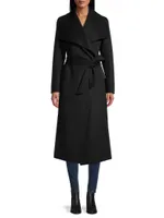 Belted Light Wool Coat