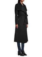 Belted Light Wool Coat