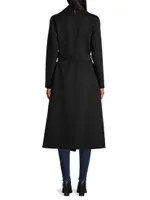 Belted Light Wool Coat