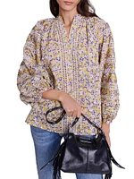 Patterned Embroidered Blouse