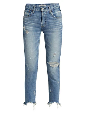 Glendele Distressed Skinny Jeans