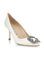 Hangisi 70 Embellished Satin Pumps