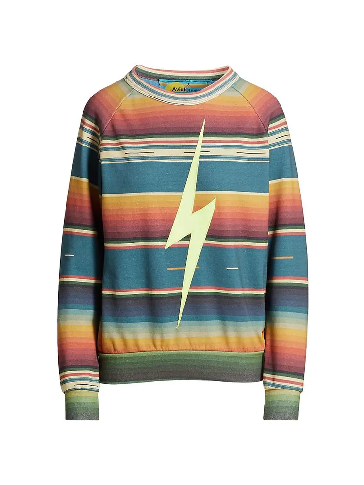 Serape Bolt Stitch Sweatshirt