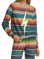 Serape Bolt Stitch Sweatshirt