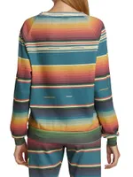 Serape Bolt Stitch Sweatshirt