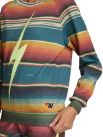 Serape Bolt Stitch Sweatshirt