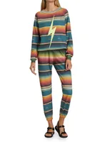 Serape Bolt Stitch Sweatshirt