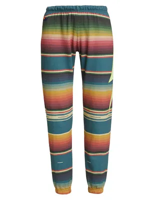 Serape Bolt Stitch Sweatpants