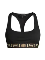 Greca Border Sports Bra