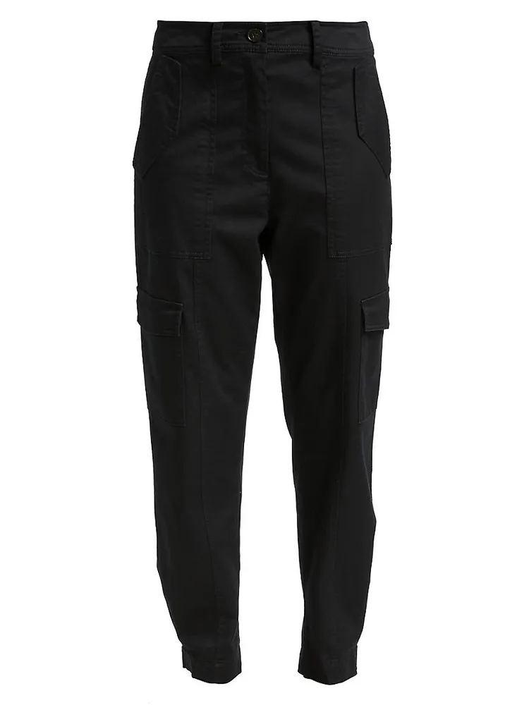 Elian Mid-Rise Stretch Cargo Pants