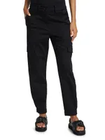 Elian Mid-Rise Stretch Cargo Pants