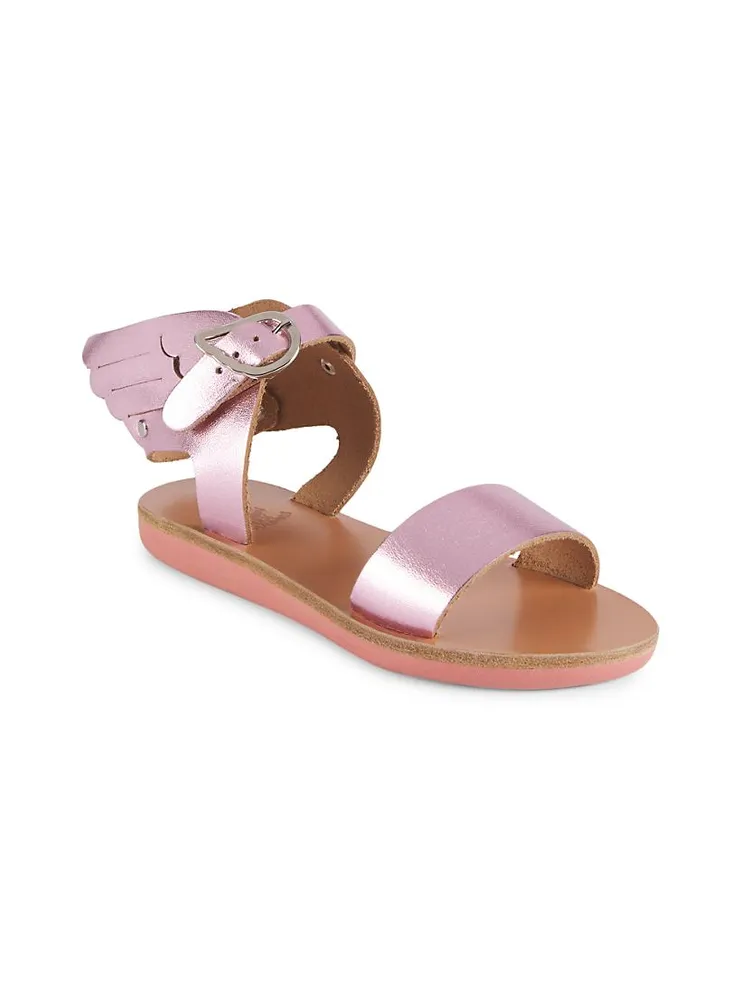 Little Girl's & Ikaria Metallic Sandals