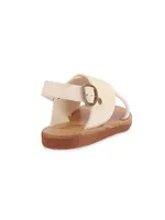 Little Girl's & Maria Soft Leather Sandals