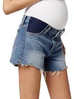 The Ozzie Frayed Maternity Shorts