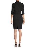 Lucinda Belted Sheath Dress