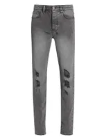 Chitch Distressed Stretch Slim-fit Jeans