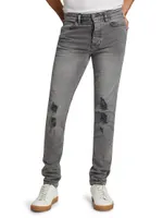 Chitch Distressed Stretch Slim-fit Jeans