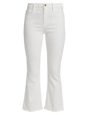 Le Crop Stretch Mini Boot-Cut Jeans