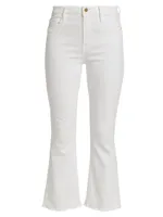 Le Crop Stretch Mini Boot-Cut Jeans