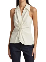 Mckenna Sleeveless Knotted Top