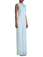 Corrine Gathered Sleeveless Jumpsuit