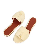 Summer Charms Suede Slides