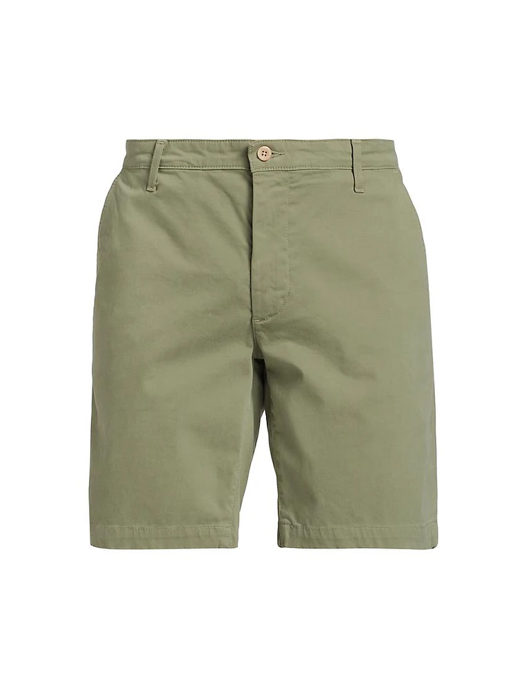 Wanderer Stretch-Cotton Shorts